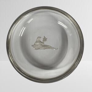 Vintage MCM Val St Lambert Zodiac Candy Dish Virgo Zodiac Series